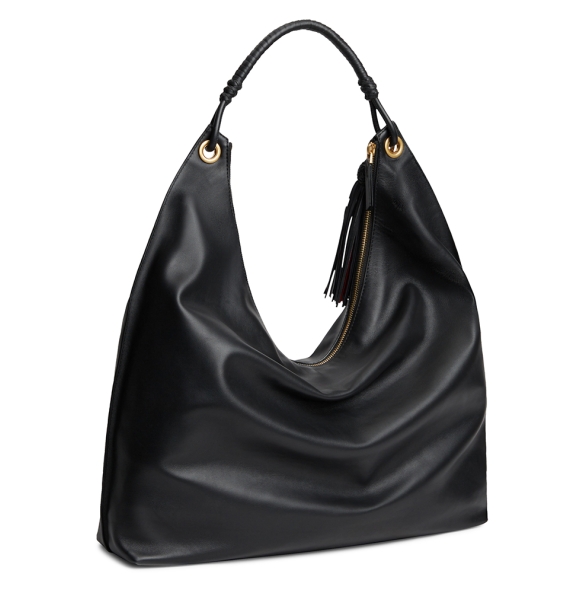 Τσάντα TOMMY HILFIGER TH Leather Tassel Hobo 18622 Μαύρο Τσάντα TOMMY HILFIGER TH Leather Tassel Hobo 18622 Μαύρο