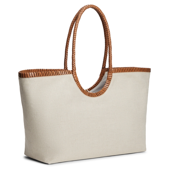 Τσάντα TOMMY HILFIGER TH Summer Maxi Tote Canvas 18629 Μπεζ