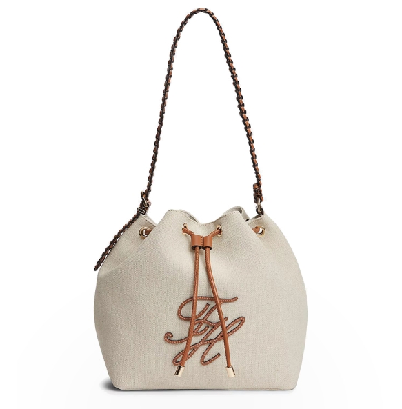 Τσάντα TOMMY HILFIGER TH Summer Canvas Bucket 18631 Μπεζ