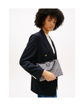 Τσάντα TOMMY HILFIGER ΤΗ Her Medium Satchel 18639 Μπλε