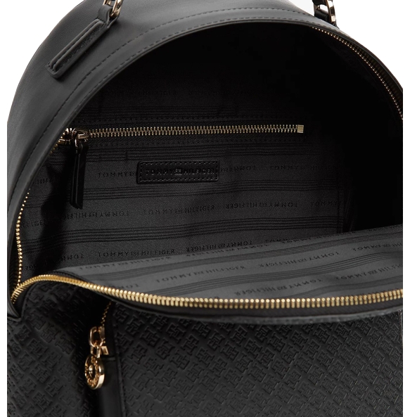 Σακίδιο TOMMY HILFIGER TH Daily Backpack Monogram 18852 Μαύρο