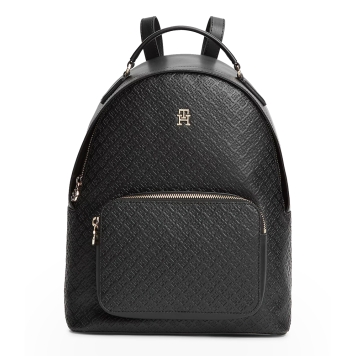 Σακίδιο TOMMY HILFIGER TH Daily Backpack Monogram 18852 Μαύρο