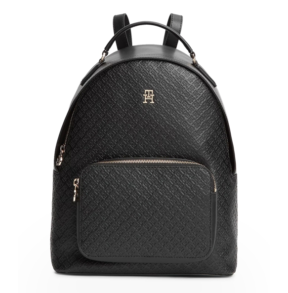 Σακίδιο TOMMY HILFIGER TH Daily Backpack Monogram 18852 Μαύρο