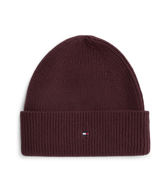 Σκουφάκι TOMMY HILFIGER Flag AW0AW19102 μπορντό