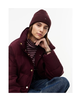 Σκουφάκι TOMMY HILFIGER Flag AW0AW19102 μπορντό