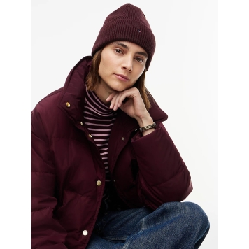 Σκουφάκι TOMMY HILFIGER Flag AW0AW19102 μπορντό