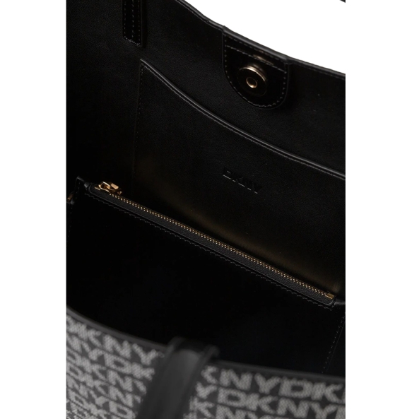 Τσάντα DKNY Avril Tote Handbag R52A5G54 Μαύρο Τσάντα DKNY Avril Tote Handbag R52A5G54 Μαύρο