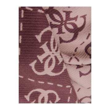 Κασκόλ GUESS Nolana Scarf AW5217VIS03 Μπορντό