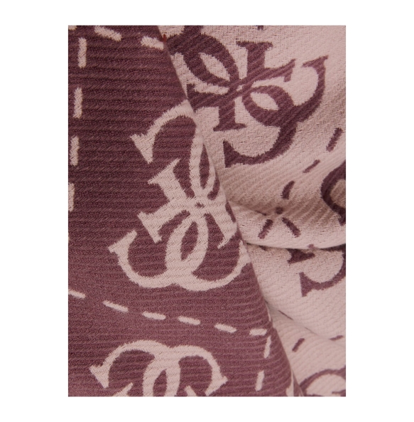 Κασκόλ GUESS Nolana Scarf AW5217VIS03 Μπορντό