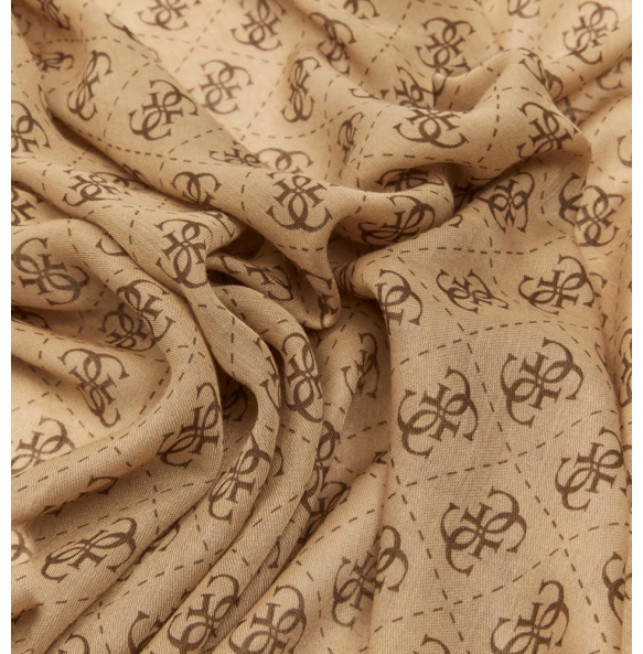Φουλάρι GUESS Katya Scarf AW5341POL03 Μπεζ