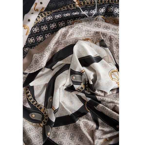 Φουλάρι GUESS Kefiah AW5343POL03 Μαύρο