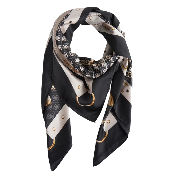 Φουλάρι GUESS Kefiah AW5343POL03 Μαύρο