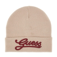 Σκουφάκι GUESS Beanie Embroidered Logo AW5400POL01 Μπεζ