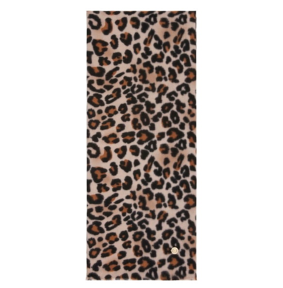 Κασκόλ GUESS Domitilla Scarf AW5409POL03 Μαύρο/Animal Print