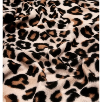 Κασκόλ GUESS Domitilla Scarf AW5409POL03 Μαύρο/Animal Print