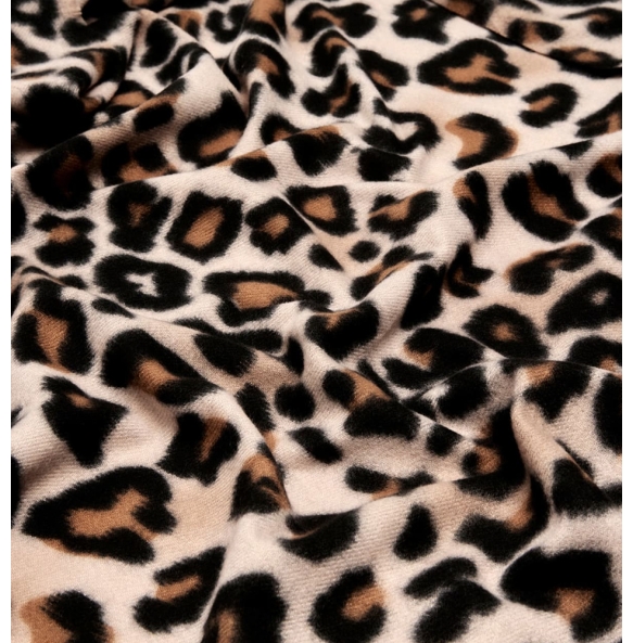 Κασκόλ GUESS Domitilla Scarf AW5409POL03 Μαύρο/Animal Print