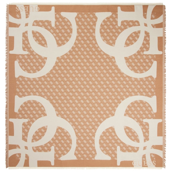 Φουλάρι GUESS Jacquard Kefiah AW5418POL03 Μπεζ