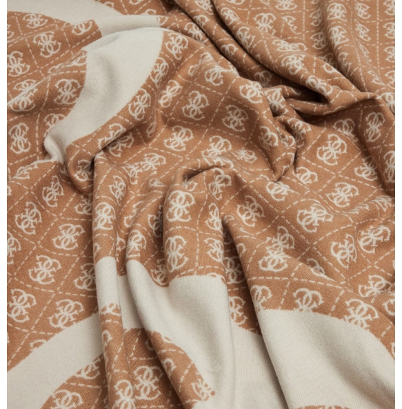 Φουλάρι GUESS Jacquard Kefiah AW5418POL03 Μπεζ