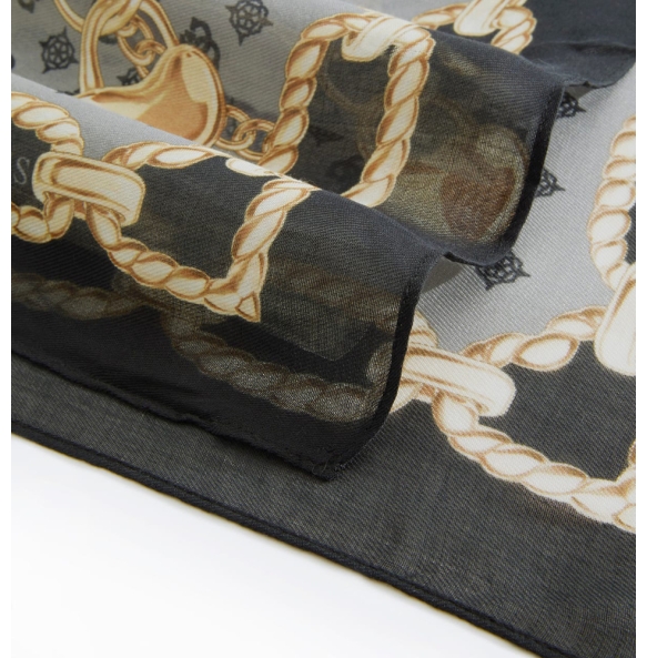 Φουλάρι GUESS Kefiah Max AW5462MOD03 Μαύρο Φουλάρι GUESS Kefiah Max AW5462MOD03 Μαύρο