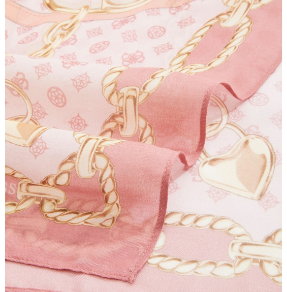 Φουλάρι GUESS Kefiah Max AW5462MOD03 Ροζ