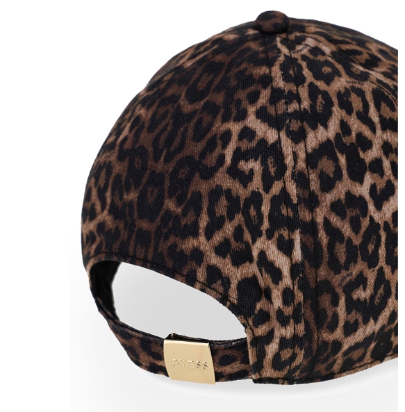 Καπέλο GUESS  Animal Print Baseball Cap AW5501COT01 Καφέ