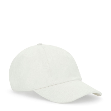 Καπέλο GUESS Jeanie Jcq Mcr Allvr Baseball Cap AW5503POL01 Λευκό
