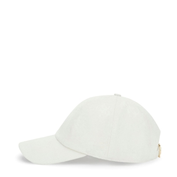 Καπέλο GUESS Jeanie Jcq Mcr Allvr Baseball Cap AW5503POL01 Λευκό