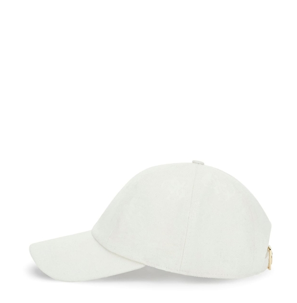 Καπέλο GUESS Jeanie Jcq Mcr Allvr Baseball Cap AW5503POL01 Λευκό