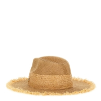 Γυναικείο καπέλο Guess Ofelia Rafia Fedora AW5509POL01 Ανοιχτό καφέ