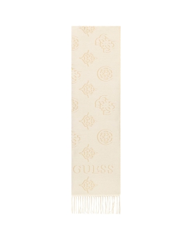 Κασκόλ GUESS Carmella Jcqurd Scarf AW5654POL03 Μπεζ