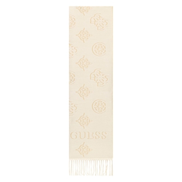 Κασκόλ GUESS Carmella Jcqurd Scarf AW5654POL03 Μπεζ