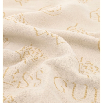 Κασκόλ GUESS Carmella Jcqurd Scarf AW5654POL03 Μπεζ