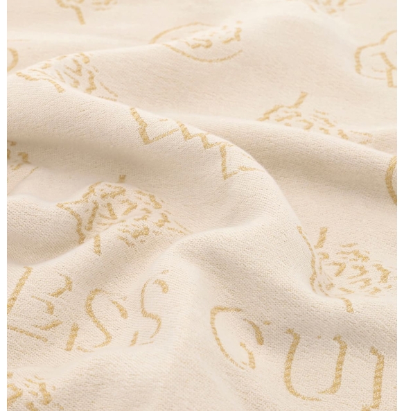 Κασκόλ GUESS Carmella Jcqurd Scarf AW5654POL03 Μπεζ