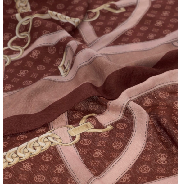Φουλάρι GUESS Kefiah Printed AW5679POL03 Μπορντό Φουλάρι GUESS Kefiah Printed AW5679POL03 Μπορντό