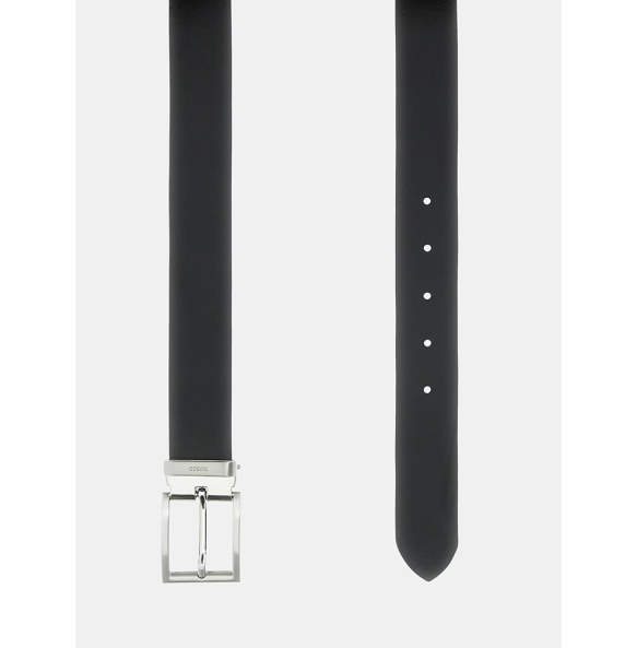 Ζώνη GUESS BMBCLOP5135 Milano 3.5 Διπλής Όψεως Μαύρο Ζώνη GUESS BMBCLOP5135 Milano 3.5 Διπλής Όψεως Μαύρο