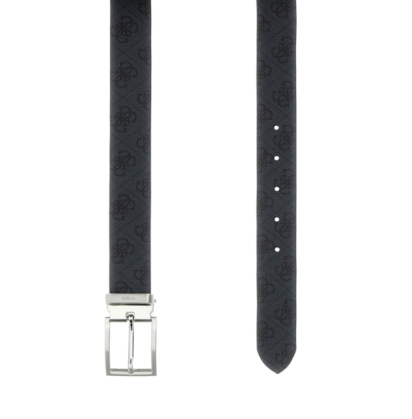 Ζώνη GUESS BMBCLOP5135 Milano 3.5 Διπλής Όψεως Μαύρο Ζώνη GUESS BMBCLOP5135 Milano 3.5 Διπλής Όψεως Μαύρο