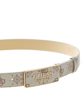 Ζώνη GUESS Carrie logo 3.0 BW9335P6130 Μπεζ