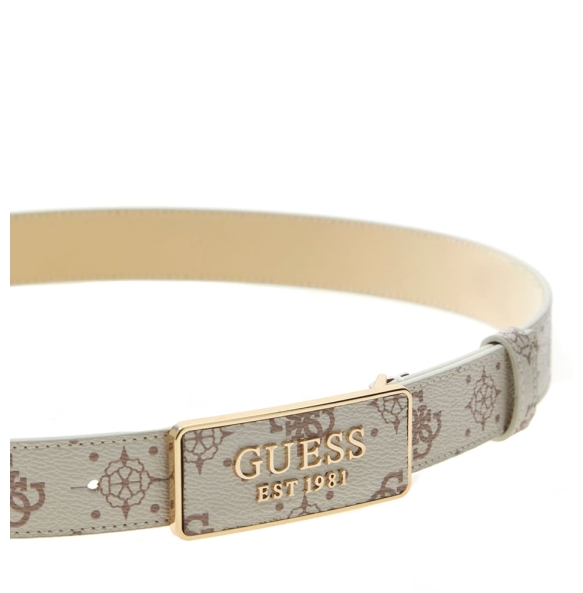 Ζώνη GUESS Carrie logo 3.0 BW9335P6130 Μπεζ