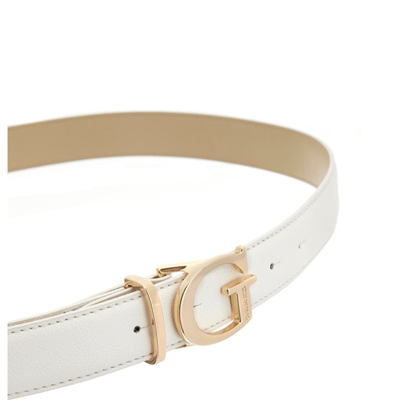 Ζώνη GUESS Bianca Adj&Not Rev H30 BW9362P6230 Λευκό