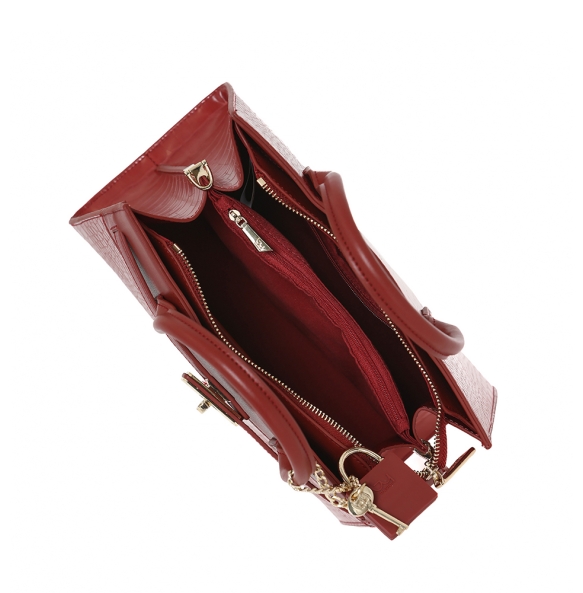 Τσάντα ByBYBLOS Lily BYBS58B02 Κόκκινο Κροκό