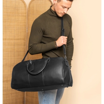 Δερμάτινο Weekender THE CHESTERFIELD BRAND William C20.0004 43lt Μαύρο