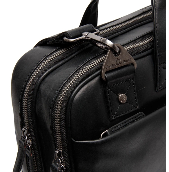 Δερμάτινος χαρτοφύλακας THE CHESTERFIELD BRAND Iseo C40.110000 Μαύρο