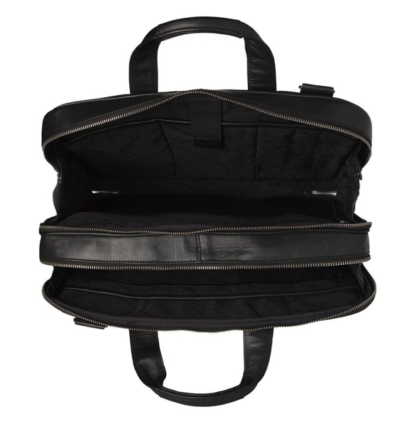 Δερμάτινος χαρτοφύλακας THE CHESTERFIELD BRAND Iseo C40.110000 Μαύρο