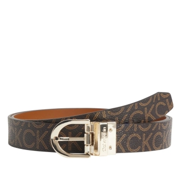 Ζώνη CALVIN KLEIN CK Must 9981 2.5cm Διπλής Όψεως Καφέ