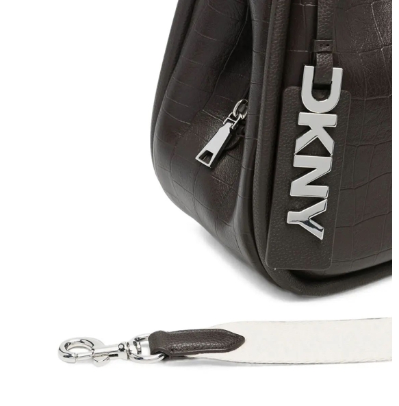 Τσάντα DKNY Capri Shopper Bag R63CPK69 Καφέ