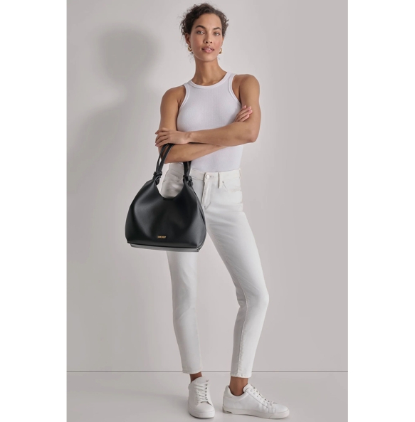 Τσάντα DKNY Paula Medium Tote Handbag R42BAE49 Μαύρο