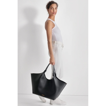 Τσάντα DKNY Paula Large Tote Handbag R42BAE48 Μαύρο