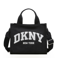 Τσάντα DKNY Hadlee Small Canvas Logo Tote Bag R41AOC80 Μαύρο