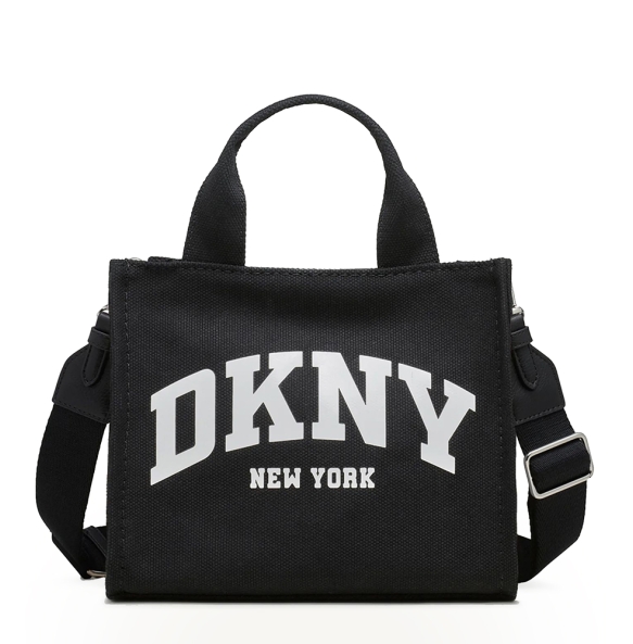 Τσάντα DKNY Hadlee Small Canvas Logo Tote Bag R41AOC80 Μαύρο