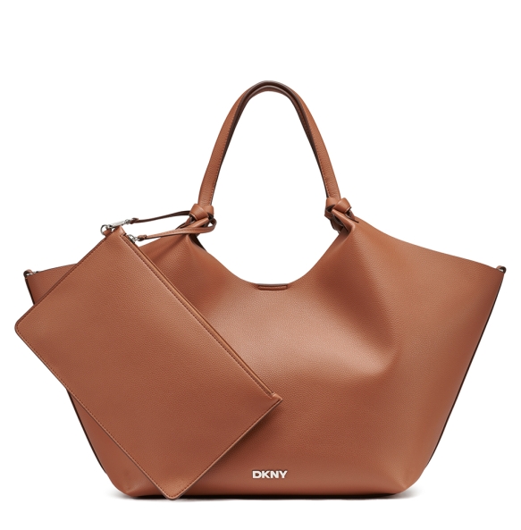 Τσάντα DKNY Paula Large Tote Handbag R42BAE48 Κάμελ